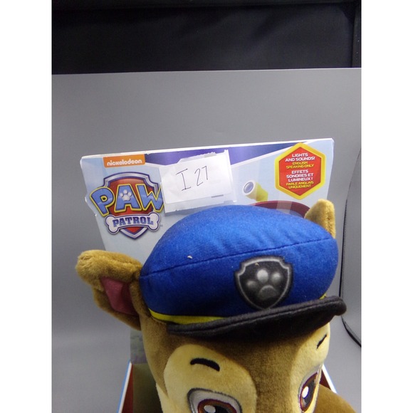 Nickelodeon Paw Patrol Snuggle Up Chase Talking Plush Toy Lights Sounds New - Picture 3 of 3